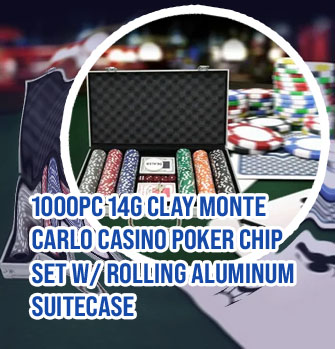 14g clay poker chip set