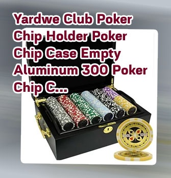 Poker chip case wood