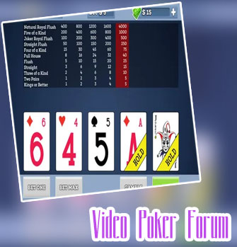 Wild deuces video poker
